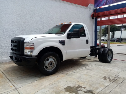 Imagen 1 de 13 de Ford F-350 Chasis Cabina, A Gas, Mod. 2009, Color Blanco