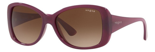 Lentes De Sol Vogue Mujer Modelo 0vo2843s Color de la lente Marrón Color del armazón Violeta Diseño Degradada