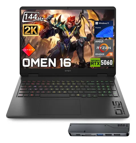 Hp Omen Rtx 5060 Gaming Laptop, 16.1 Fhd+ 144hz, | Cuotas sin interés