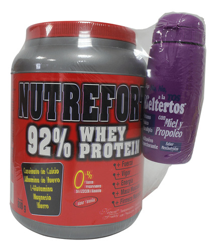 Proteina Nutrefort Vainilla Whey 800gr + Obsequio