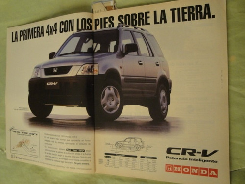 Publicidad Honda Cr-v Año 1997