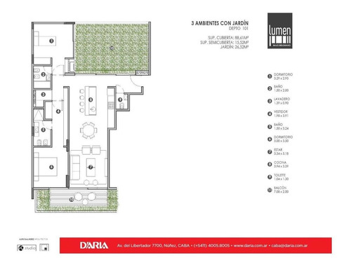 Imagen 4 de 12 de Edif Sustentable: Calidad Y Diseño: Jardín Propio