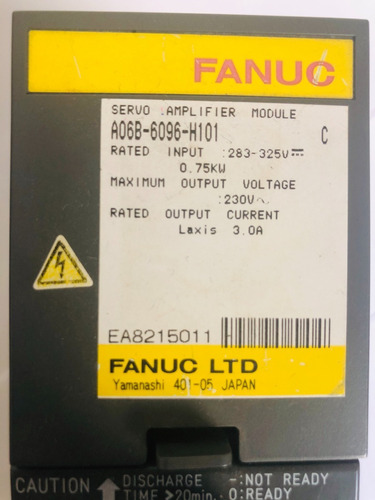 Fanuc A06b-6096-h101/ Servo Amplifier Module (Reacondicionado)