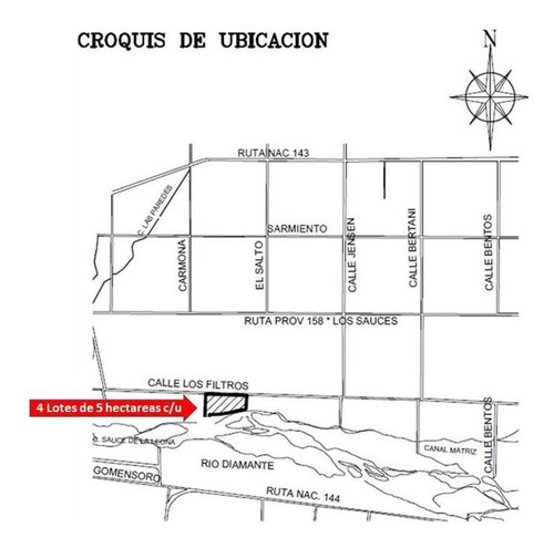 Imagen 2 de 13 de Lotes De 5 Ha En Venta - San Rafael- Mendoza
