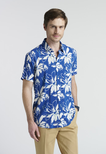 Camisa Ermirna Azul Ss2025 New Man