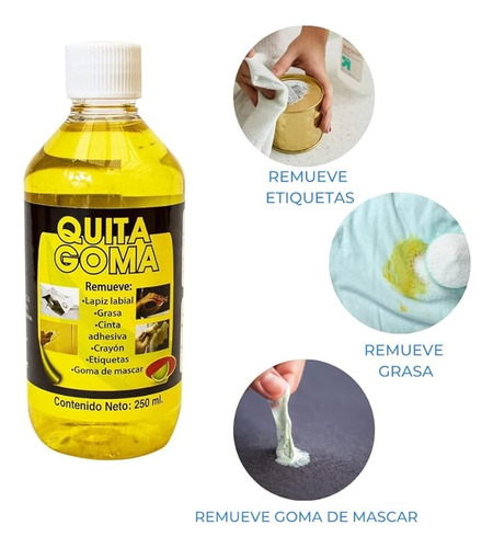 Quita Goma Rodin El Poder Del Citrico 250 Ml