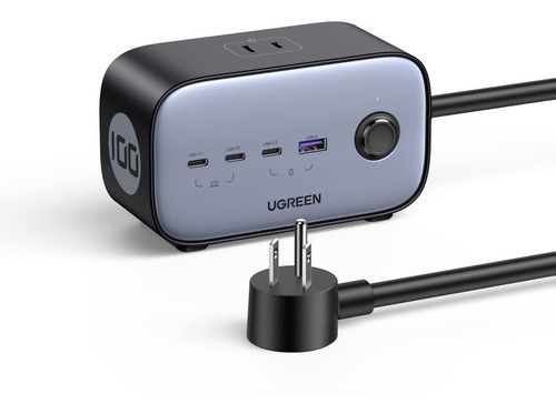 Ugreen Regleta Carga Rápida 100w Gantech 3 Ca/3 Usb C/usb A