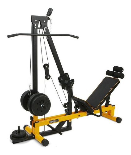 Multi Press Espalda + Prensa Quadriceps - Multi Funcional