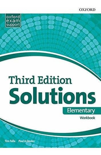 Solutions 3rd Edition Elementary. Workbook Pk (solutions Thi