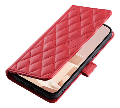 Funda Protectora De Piel Abatible Para Xiaomi 14t 5g/14t Pro 5g/poco M7 Pro 5g, Funda Protectora De Piel Con Correa De H