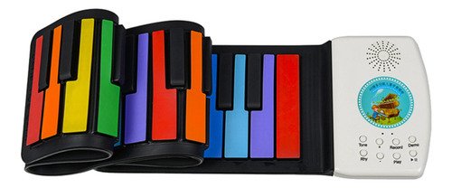 49 Teclas Teclado Digital Flexible Enrollar Piano Teclado