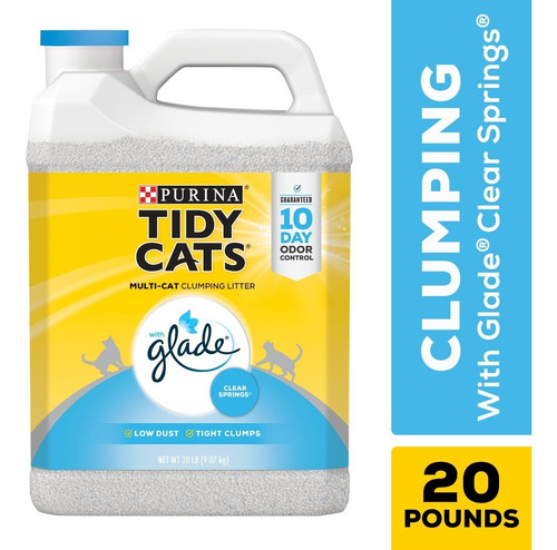 Arena Para Gatos Aglutinante Purina Tidy Cats Jarra De 9kg