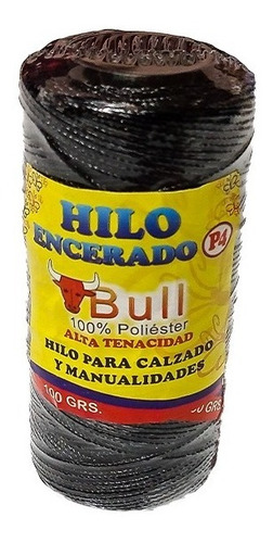 Hilo Bull Encerado P4 Para Zapatería 100 Gr.