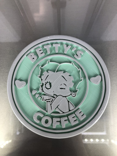 Imagen 1 de 3 de Montaa Para Beber Starbucks Betty Boop- Figura Plastica