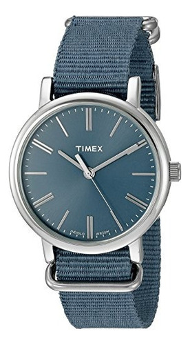 Reloj Timex Tw2p88700 Originals Tonal Blue Nylon Slip-thru S
