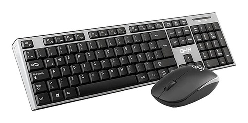 Kit Teclado Mouse Inalambricos Español Ñ 2.4 Ghz Latino