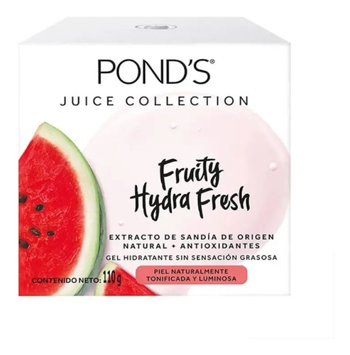 Gel Hidratante Pond's Fruity Hydra Fresh Sandía 110 G