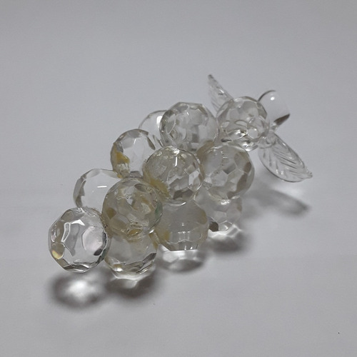 Figura Decorativa De Racimo De Uvas En Cristal