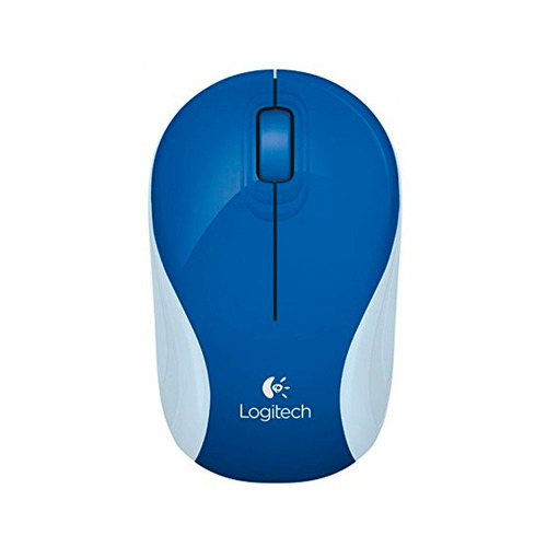 Mouse Logitech Mini Inalmbrico M187 Azul