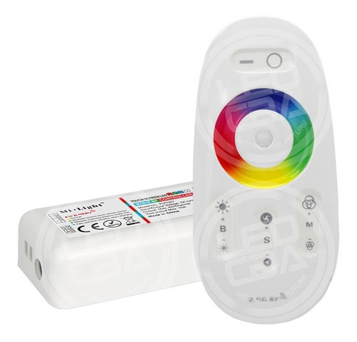 Controladora Led Rgb Rf 2.4 Rf Tactil 10a Mi Boxer + Control