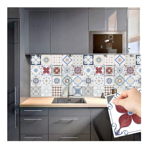 Mosaico Azulejo 20x20 Cm X 40 Unidades Color Seleccionar Diseño