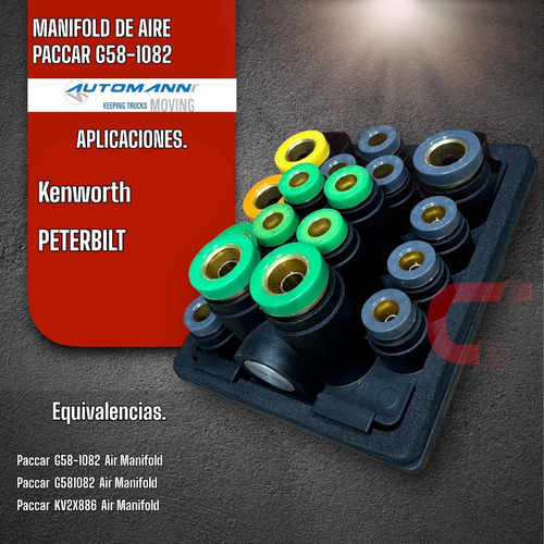 Módulo De Aire Cabina Kenworth Paccar G58-1082 Kv2x886