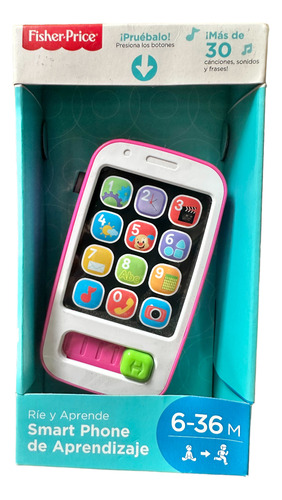 Smart Phone De Aprendizaje Fisher Price Color Rosa 29a