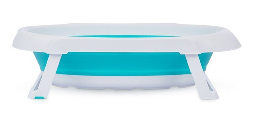 Bañera Para Bebe Carestino Plegable Aguamarina Con Soporte
