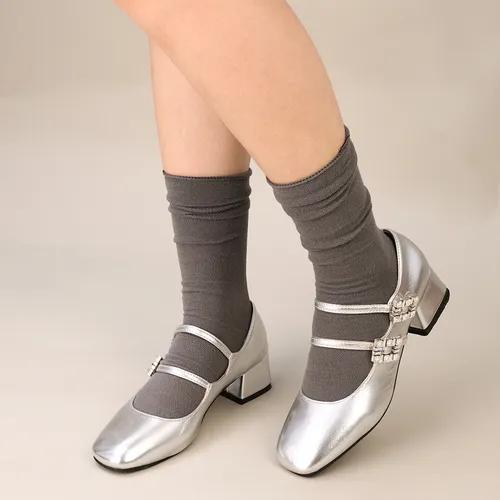 Calcetines De Malla Ahuecados, 2 Pares, Retro, Con Encaje Fl