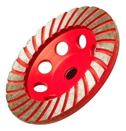 Discode Desbaste Hessen 115mm Cor Vermelho