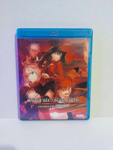 Blu-ray Fate Stay Night Unlimited Blade Works Movie (Usado)