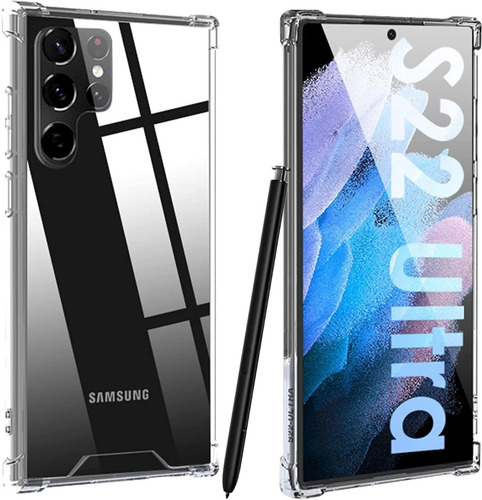Estuche - Forro Clear Transparente Samsung Galaxy S22 Ultra