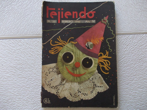 Revista Tejiendo Nº 33 - 1942 Mod.  Vintage, Ver Descrip.r4