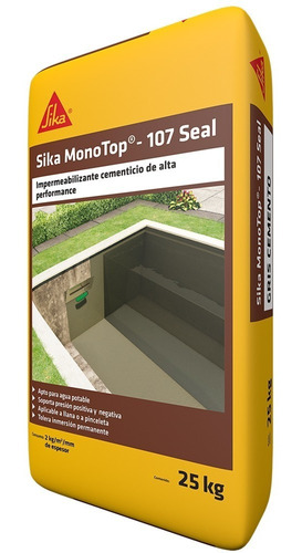 Sika Monotop 107 Impermeabilizante Cementicio 25kg 
