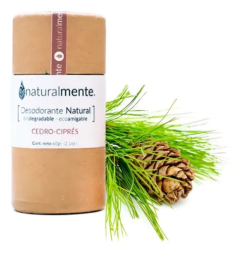 Desodorante barra Naturalmente Natural cedro y ciprés