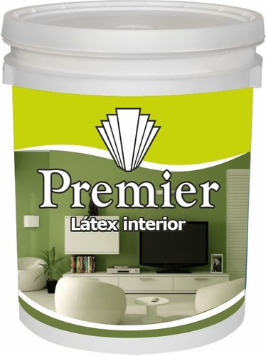Premier Latex X 10lt Para Paredes Interiores Color Blanco