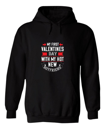 Sudadera Hombre  Hoodie San Valientín Corazones Amor 036