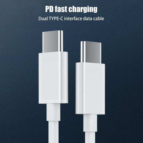 Cable Carga Datos Usb-c Pd 2mts Para Celulares Notebooks Mac