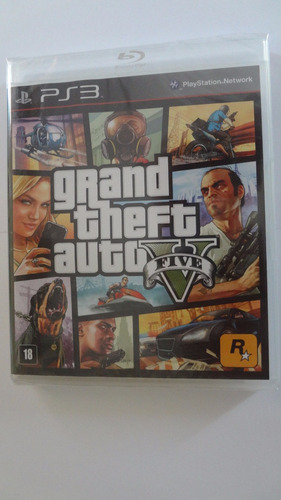 Grand Theft Auto 5 Ps3 Novo E Lacrado