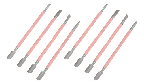 Juego De 2 Cuchillas Spoon Nail Pusher De Acero Inoxidable P