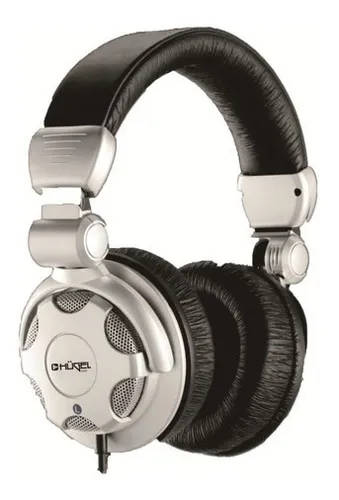 Auriculares Dj Hügel Headphones Monitoreo Cerrados Gris