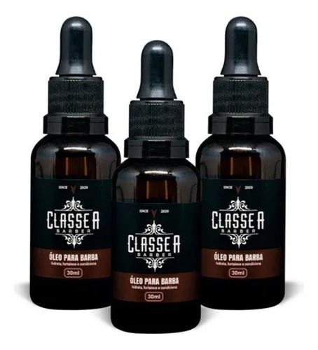 Oleo Pra Barba Atacado Óleo De Barba Classe A® 3un Com Nf Suave