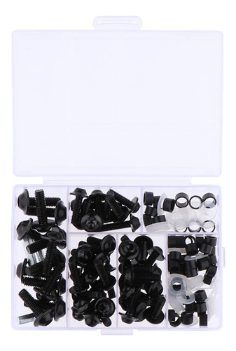 S 158pcs Unviersal Motorcycle Fairing Bolt Clips Tornillos
