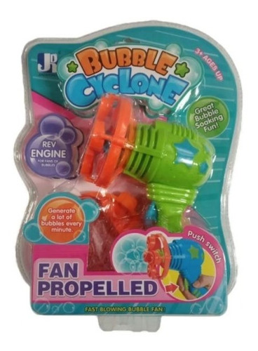 Burbujero Bubble Cyclone A Pila Super +3 Años Explorer Fan