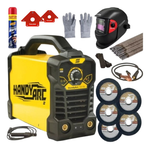 Inversora Solda Handyarc 132i 130a Bivolt C/kit Comp P/sold