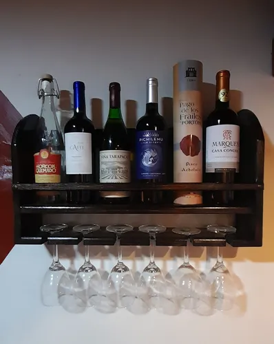 Bar Colgante De Madera