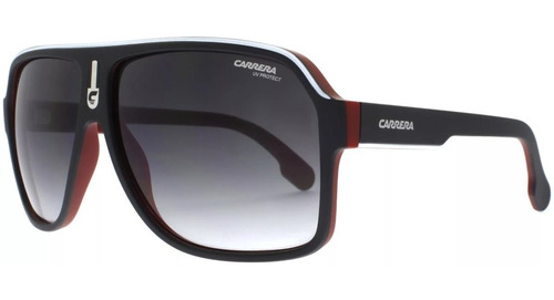 Lentes De Sol Carrera 1001/s Blx9o Bordeaux Negro/roj Hombre