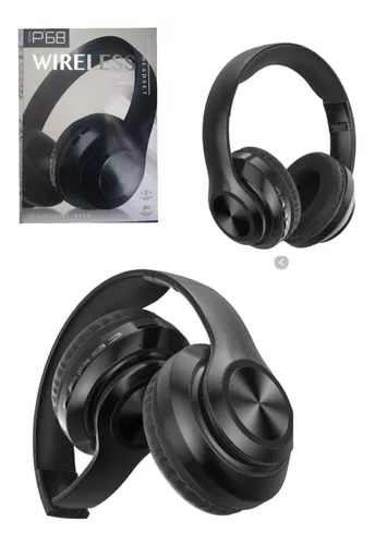 Diadema P68 Bluetooth 5.0 Auriculares inalámbricos plegables