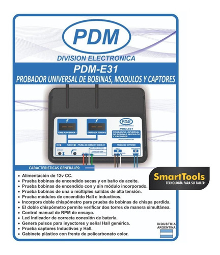 Probador Universal Bobinas Modulo Captores Pdm E31