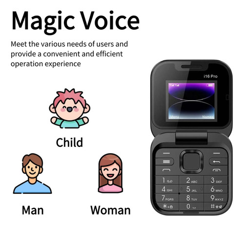 S Mini Teléfono Plegable Para Personas Mayores, Recargable, 2 G De Doble Sim